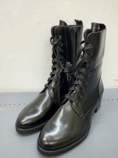商品画像：レースアップブーツ/37/BLK/レザー// 2