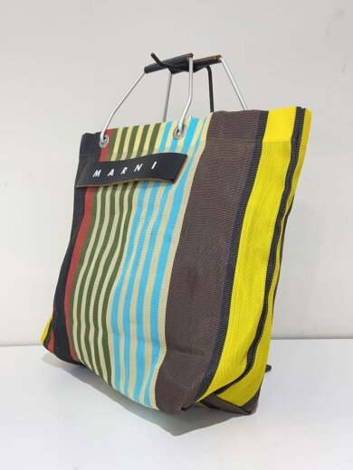 商品画像：トートバッグ/--/マルチカラー/ストライプ 2