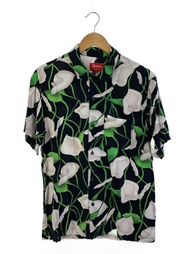 商品画像：18SS/LILY RAYON SHIRT/汚れ有/M/レーヨン/BLK/総柄 1