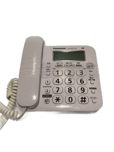 商品画像：電話機 VE-GD27DW-W 1