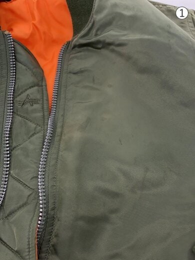 商品画像：フライトジャケット/M/ポリエステル/KHK/無地/mil-J-82790J 7