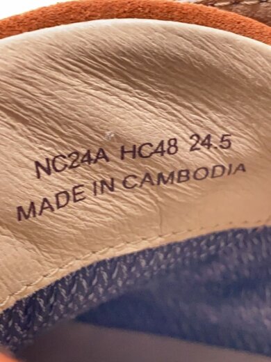 商品画像：デッキシューズ/24.5cm/ORN/スウェード/NC24A HC48 5