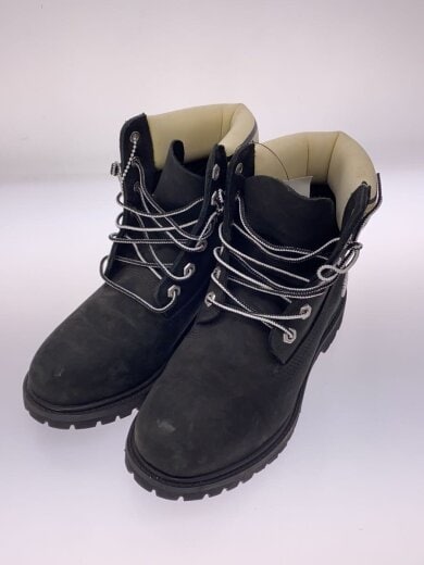 商品画像：レースアップブーツ/24.5cm/BLK/スウェード/A2314 2