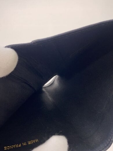 商品画像：2つ折り財布/レザー/BLK/レディース 6