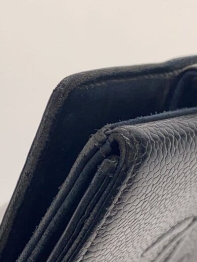 商品画像：2つ折り財布/レザー/BLK/レディース 8