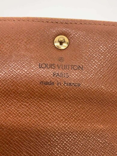 商品画像：ポルト・トレゾール・エテュイ・パピエ_モノグラム・キャンバス/PVC/BRW/レディース 3