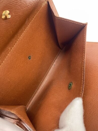 商品画像：ポルト・トレゾール・エテュイ・パピエ_モノグラム・キャンバス/PVC/BRW/レディース 5