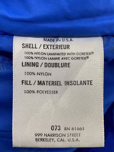 商品画像：ブルゾン/L/ナイロン/BLU/無地 4