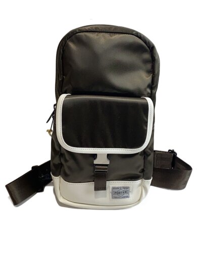 商品画像：ウエストバッグ/ナイロン/KHK/無地 1