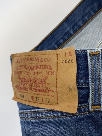 商品画像：ストレートパンツ/32/デニム/IDG/無地/501-6215// 4