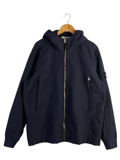 商品画像：ソフトシェルフードジャケット/XXL/ナイロン/NVY/7515Q0122 1