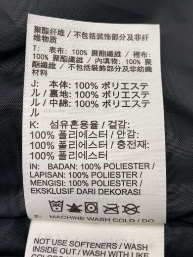 商品画像：WR SF ミッドウェイトパファージャケット/XL/ポリエステル/BLK/FB8196// 5
