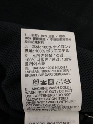 商品画像：ナイロンジャケット/S/ナイロン/BLK/DD5585-010// 5