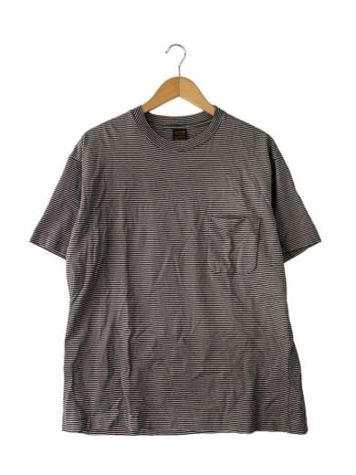 商品画像：Tシャツ/M/コットン/BLK/ボーダー// 1