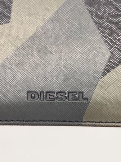 商品画像：2つ折り財布/レザー/GRY/総柄/メンズ 3