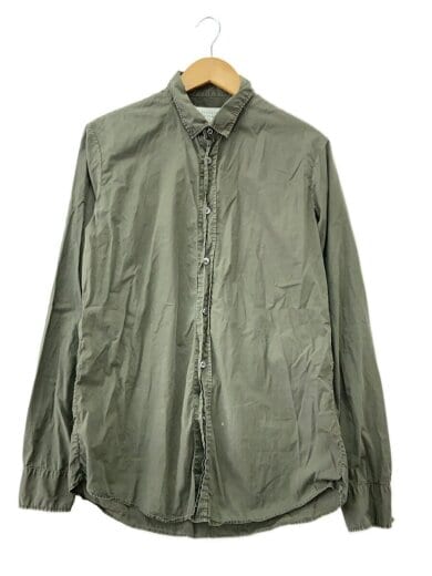 商品画像：長袖シャツ/48/コットン/KHK/無地/30DL022038778 1