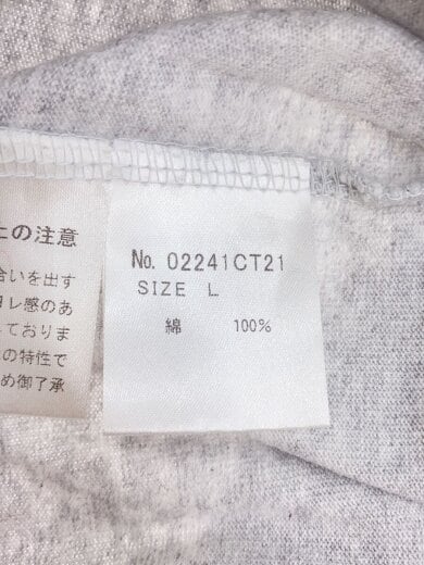 商品画像：Tシャツ/L/コットン/GRY/02241CT21 4