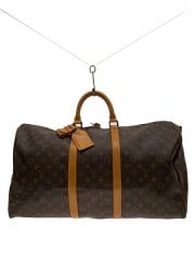 キーポル・バンドリエール55_モノグラム・キャンバス/PVC/BRW