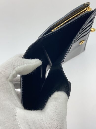 商品画像：2つ折り財布/レザー/BLK/無地/メンズ 6