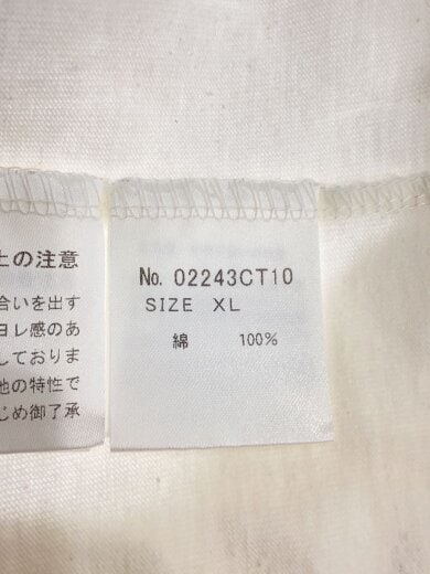 商品画像：Tシャツ/XL/コットン/WHT/02243CT10 4