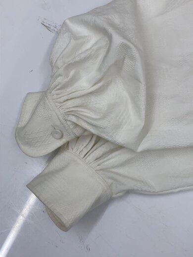 商品画像：長袖ブラウス/34/コットン/WHT/無地// 6