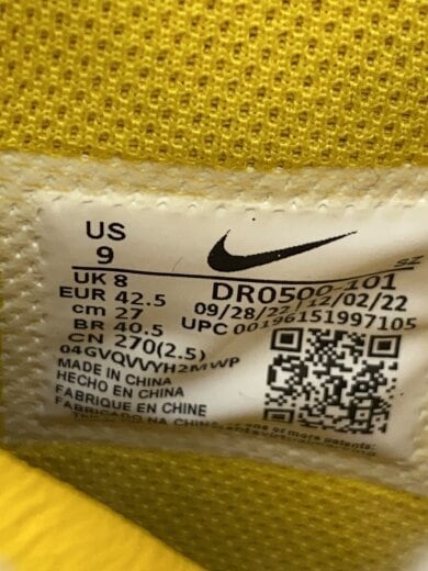 商品画像：OFF-WHITE X AIR FORCE 1 MID_オフホワイト X エアフォース 1 ミッド/27cm/YLW// 5