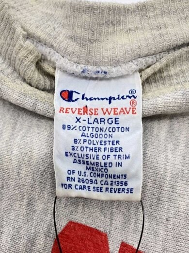 商品画像：スウェット/XL/コットン/GRY// 3