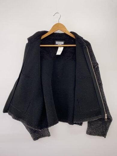 商品画像：カーディガン(厚手)/1/コットン/BLK/無地/11252211303 3