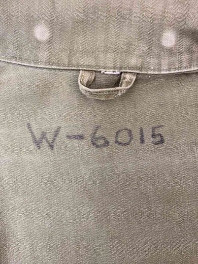 商品画像：カットオフ/40-50s/M-43/HBT/ジャケット/--/コットン/GRN/無地 3