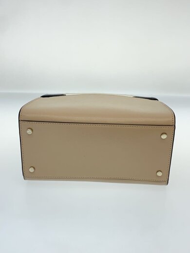 商品画像：ステイシーカラーブロックミディアムサッチェル/ハンドバッグ/BEG/d411 4