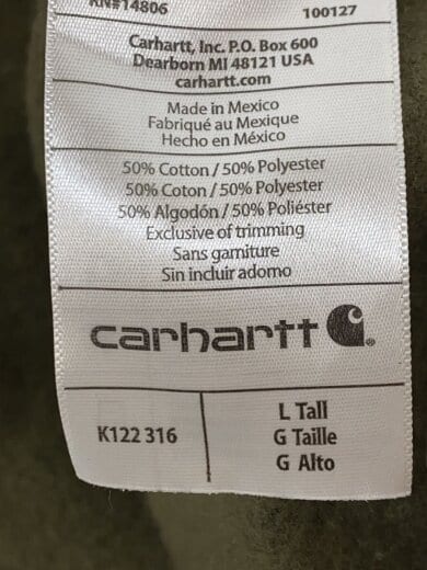 商品画像：Midweight Hooded Zip Front/ジップパーカー/L/コットン/KHK/K122316 4