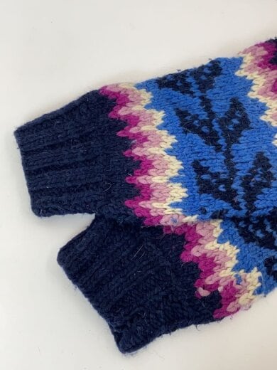 商品画像：ニット・セーター(厚手)/XL/ウール/マルチカラー/総柄 4