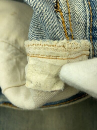 商品画像：70s/VT/501/66前期/実寸W31/デニム/インディゴ/カットオフ/汚れ多// 9