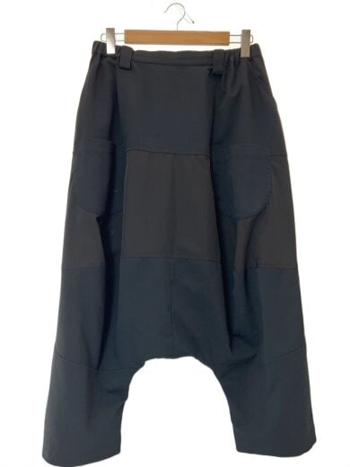 商品画像：M_mefu/芽風/サルエルパンツ/40/レーヨン/BLK/無地 1