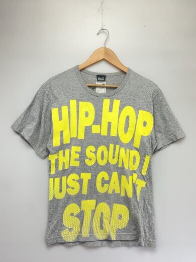 商品画像：HIPHOPロゴ/イタリア製/Tシャツ/XS/GRY// 1