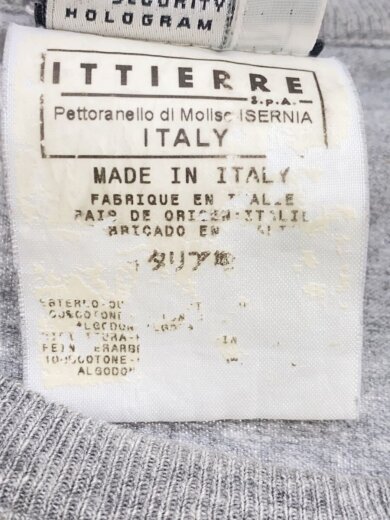 商品画像：HIPHOPロゴ/イタリア製/Tシャツ/XS/GRY// 4