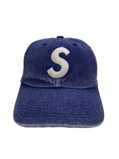 商品画像：23ss/pigment canvas s logo 6-panel/コットン/NVY/無地/メンズ// 1