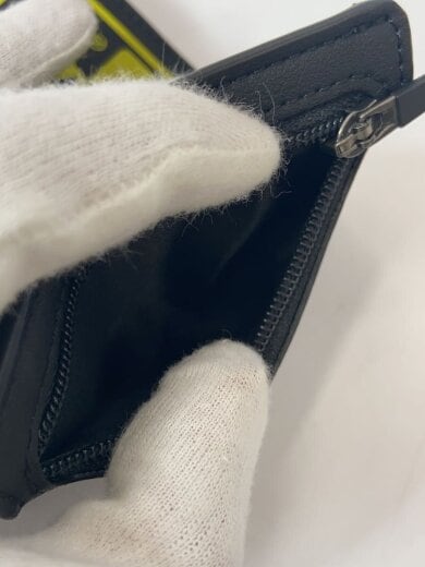 商品画像：3つ折り財布/PVC/BLK 5