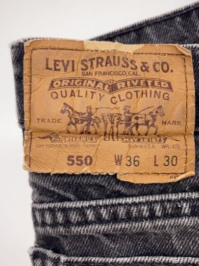 商品画像：刻印581/USA製/92年10月/550/ボトム/36/GRY/40550-4159// 4