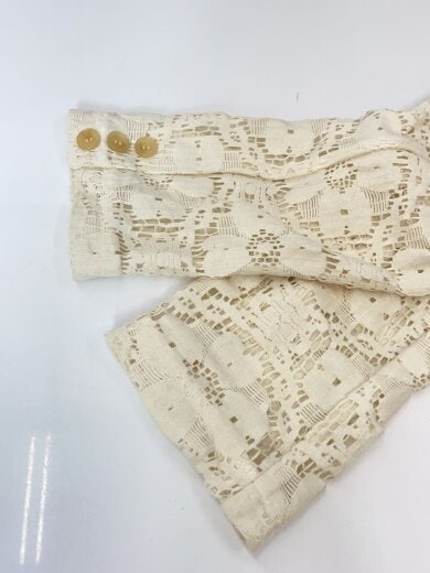 商品画像：Lace Over Jacket/ジャケット/36/コットン/WHT/無地/12210103 6