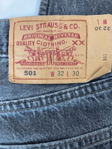 商品画像：501/USA製/96年5月/ボトム/32/コットン/GRY/無地/501-0658// 4