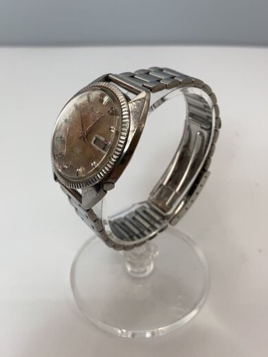 商品画像：SEIKO5 DELUXE/自動巻腕時計/アナログ/ステンレス/SLV/WHT/SS/6106 7040 2