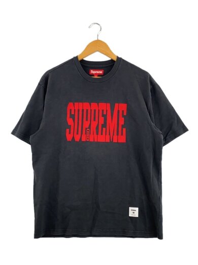 商品画像：26FW/Supreme Stretch Applique S/S Top/Tシャツ/M/コットン/BLK// 1