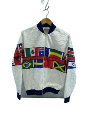 国旗柄/ペーパージャケット/M/--/WHT/総柄