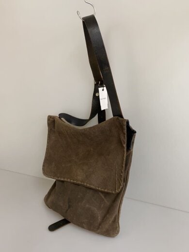 商品画像：①⑩/アーティザナル/フランス製/ショルダーバッグ/スウェード/BRW// 2