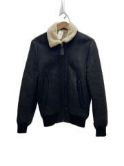 レザージャケット・ブルゾン/48/レザー/BLK/S30AM0193/11AW/⑭