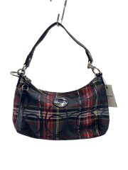 ハンドバッグ/PVC/マルチカラー/タータンCK/F20078