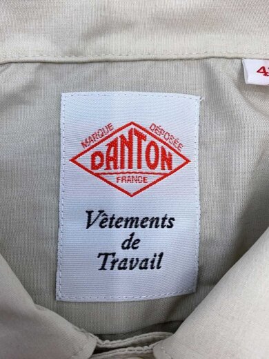 商品画像：WORK SHIRT SHORTSLEEVE/半袖シャツ/42/ポリエステル/BEG/DT-B0226 3