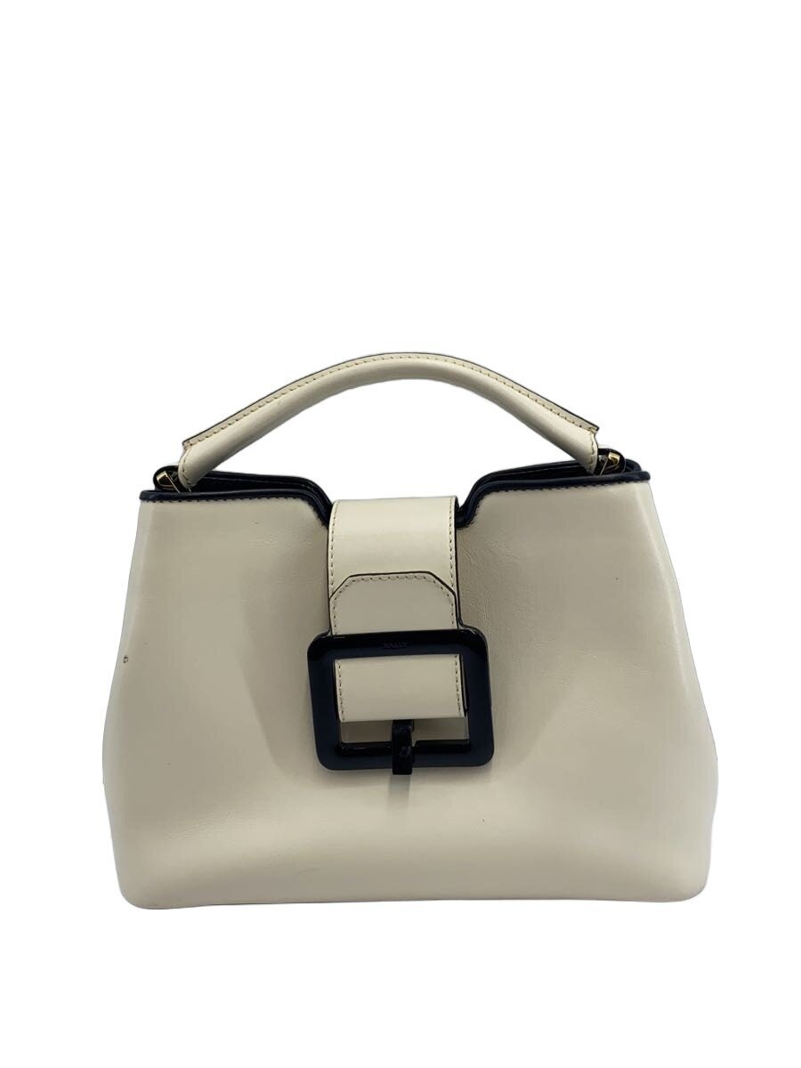 BALLY / JORAH/ハンドバッグ/レザー/WHT