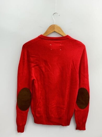 商品画像：エルボーパッチ/ニット・セーター(薄手)/M/ウール/RED/S30HA0804 2